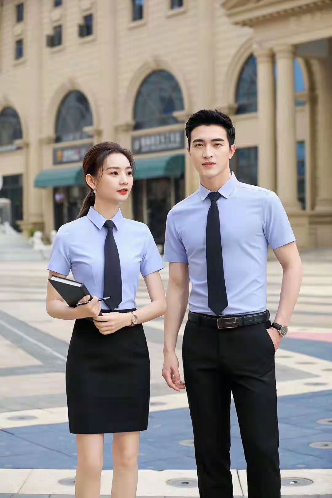 夏季职业衬衫定做